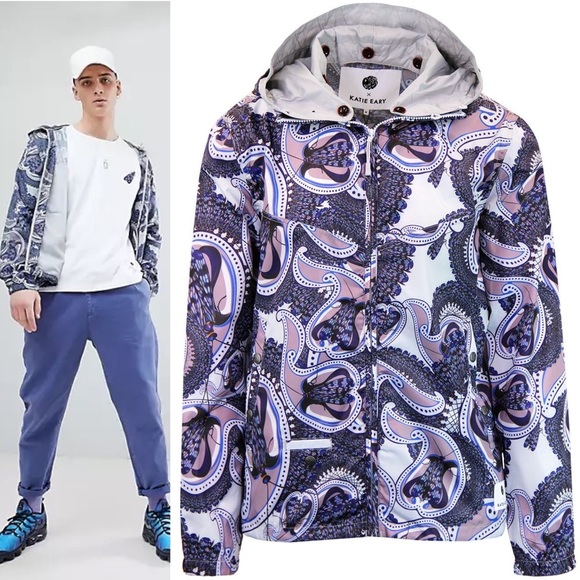 Pretty Green X Katie Eary Unisex Papilio Printed Jacket - Picture 14 of 15